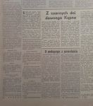 Wiadomości z przedwojennego Dziennika Poznańskiego